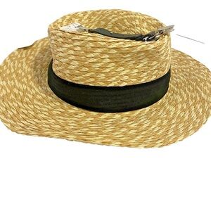 Straw Hat w/Purse Clip -Women’s One Size Brand New Beach Hat Vacation Hat
